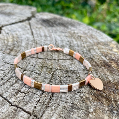 Plochý japonský s rose gold (č. 516)