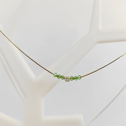 Swarovski a stříbrný filigrán (č. 632)