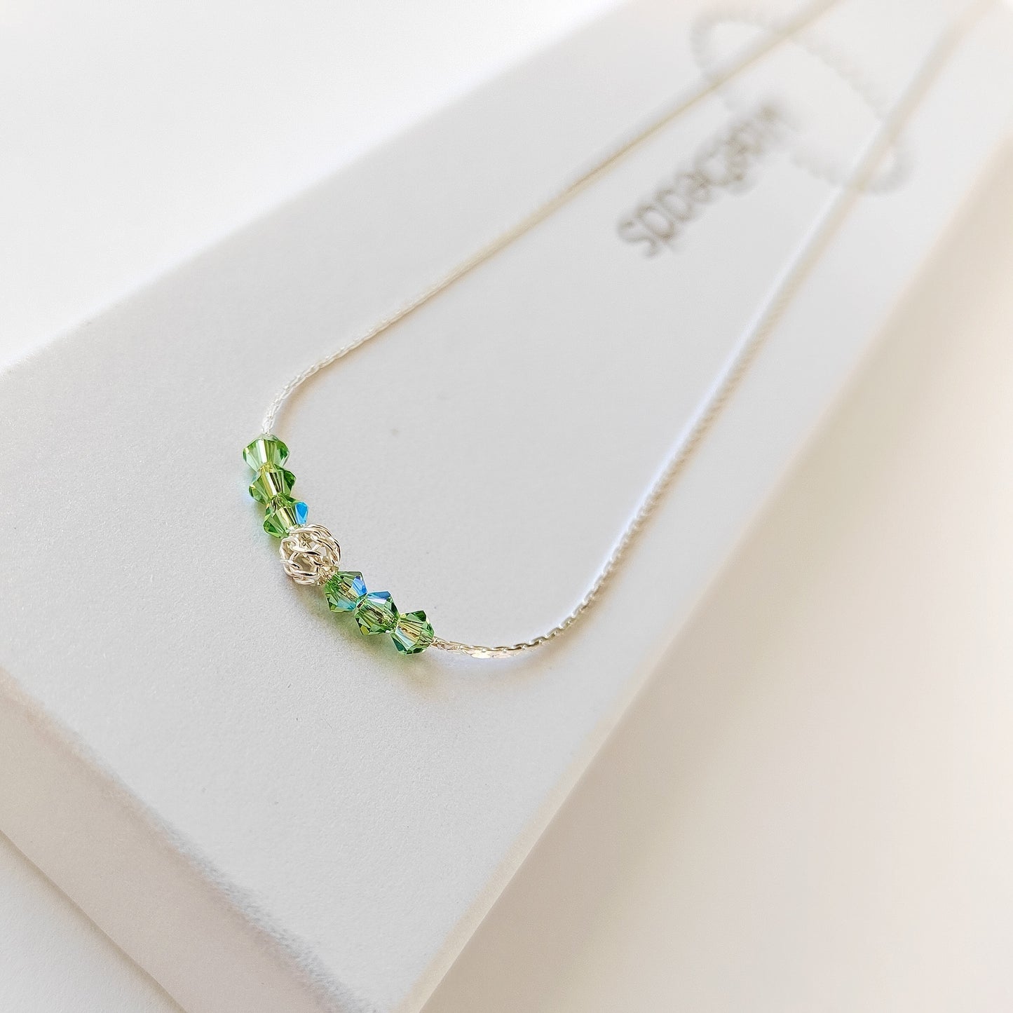 Swarovski a stříbrný filigrán (č. 632)