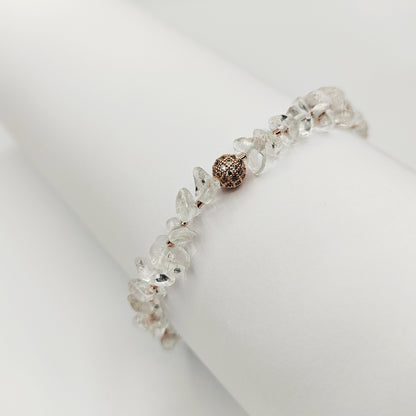 Křišťál, zirkony a rose gold (č. 810)