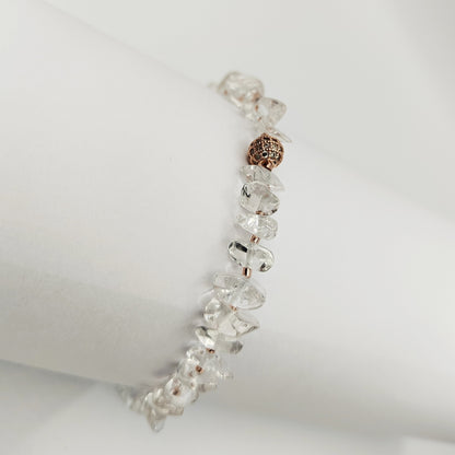 Křišťál, zirkony a rose gold (č. 810)